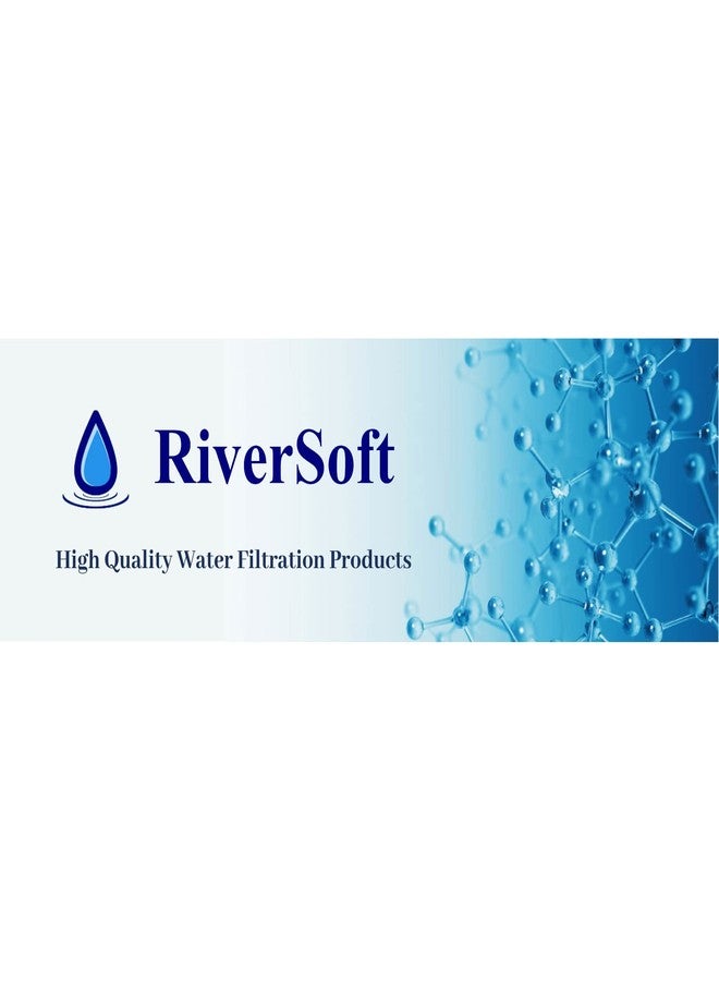 RIVERSOFT SFC-10 Advanced Shower Filter and tap Filter Cartridge with 10 Stage for Hard Water, Cartridge only (White, PP, Pack of 4) - Image 5
